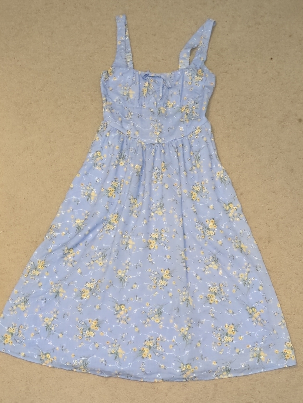 Light Blue Floral Sundress